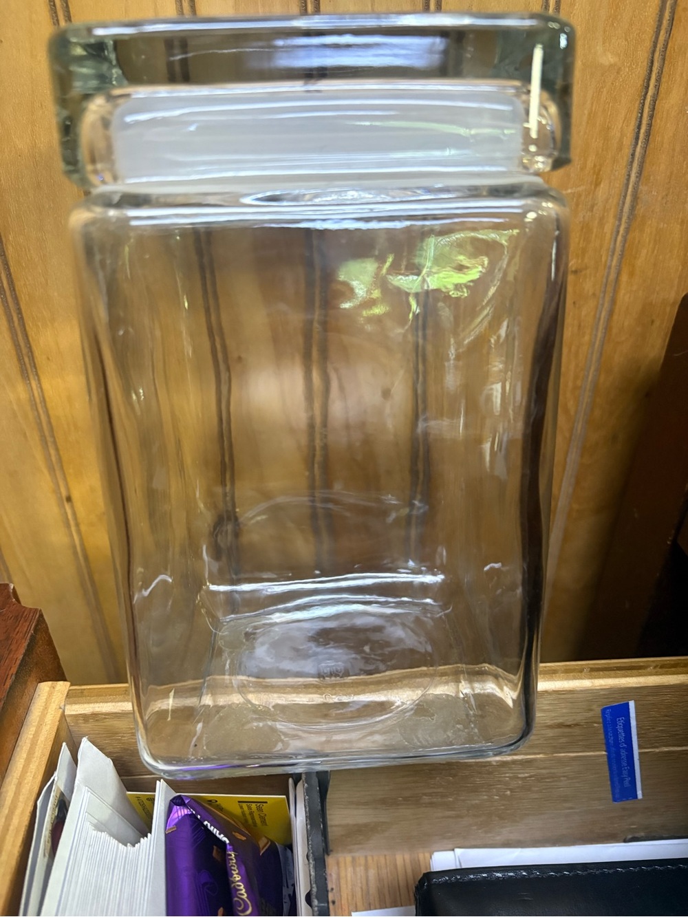 Vintage 7” anchor hocking cookie jar